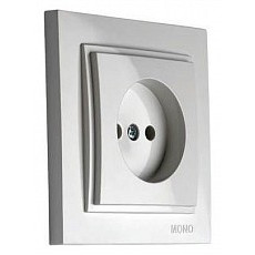 Розетка без заземления mono electric despina 102-212122-116